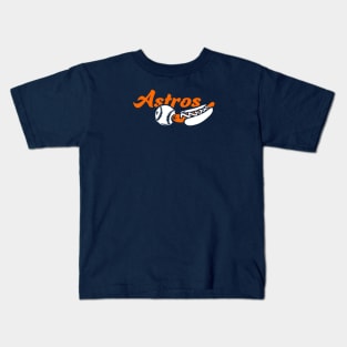 Astros Ball and Dog Kids T-Shirt